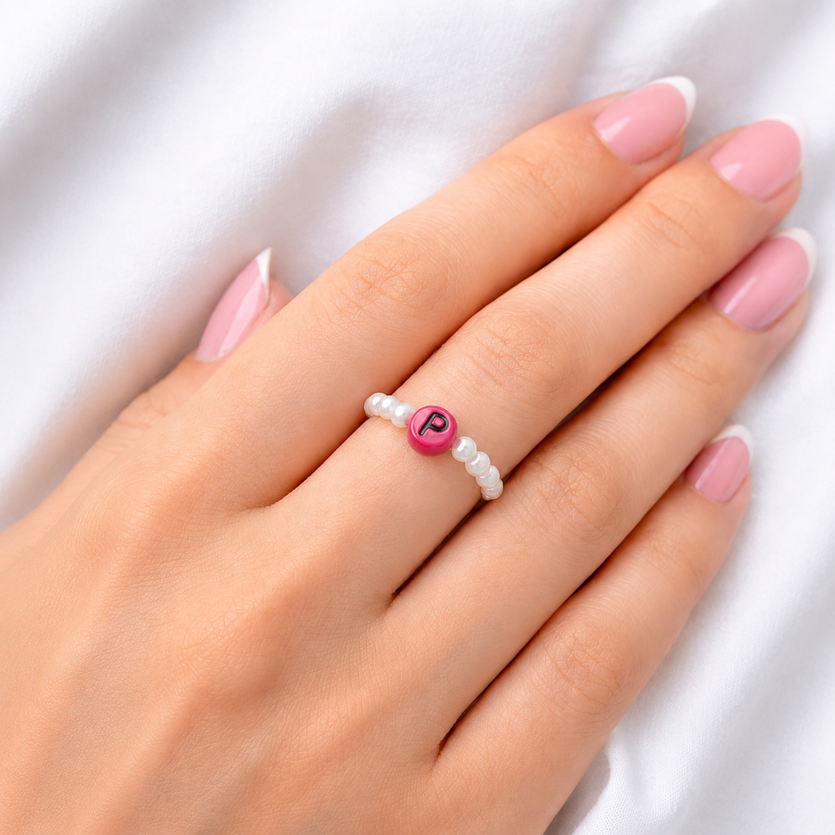 Alphabet "P" Ring