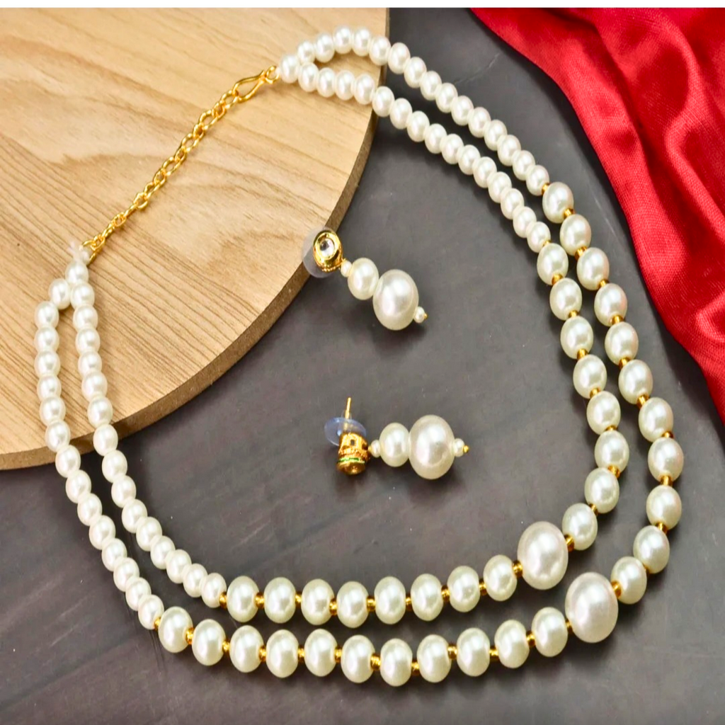 Two Layer Beads Necklace