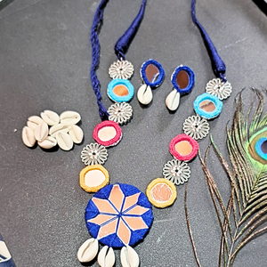 Multi Color Mirror Necklace