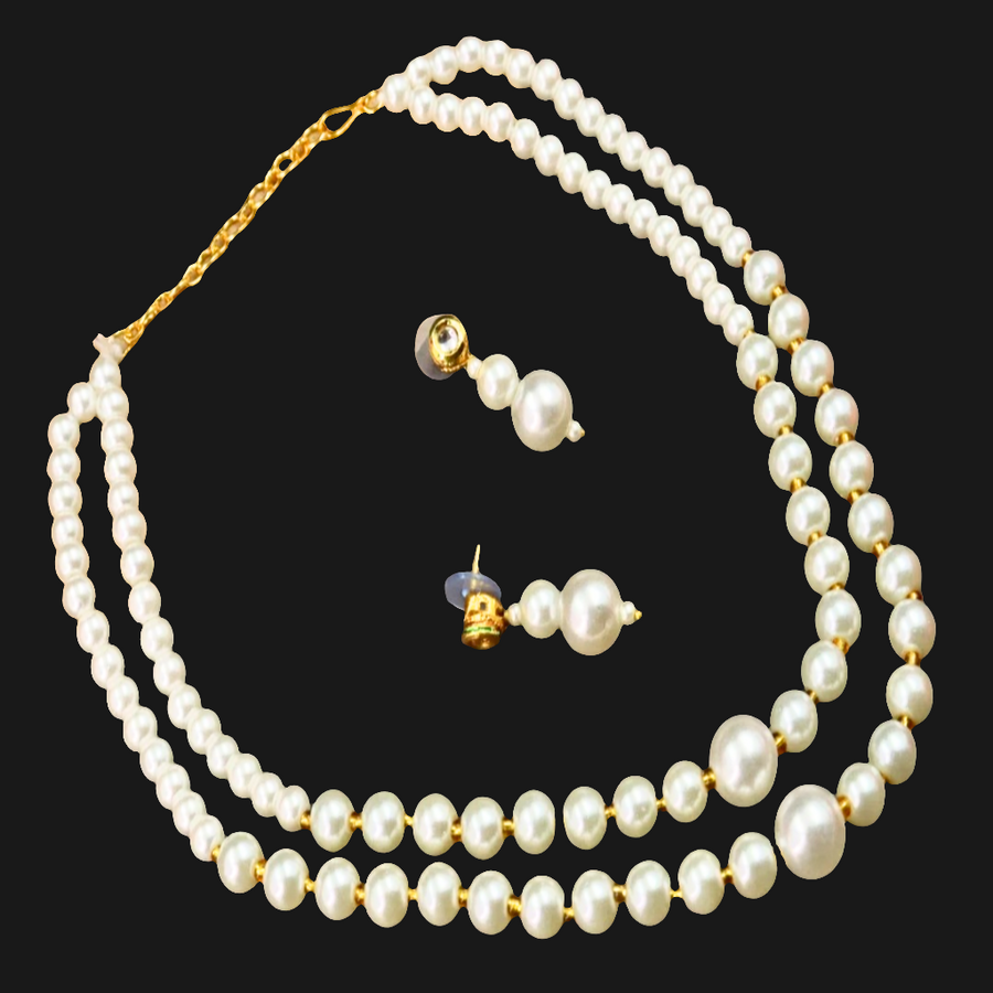 Two Layer Beads Necklace