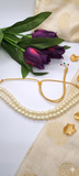 Two Layer Off White Beads Necklace