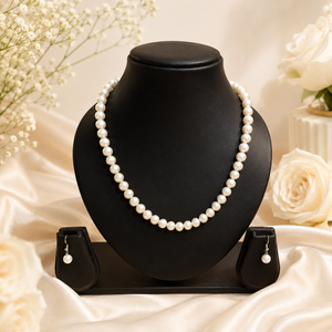 Classic Pearl Necklace Set