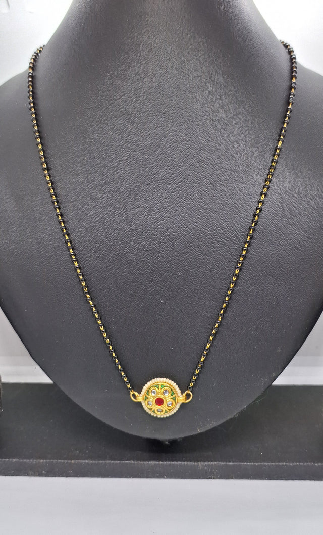 Kundan Minakari Mangalsutra