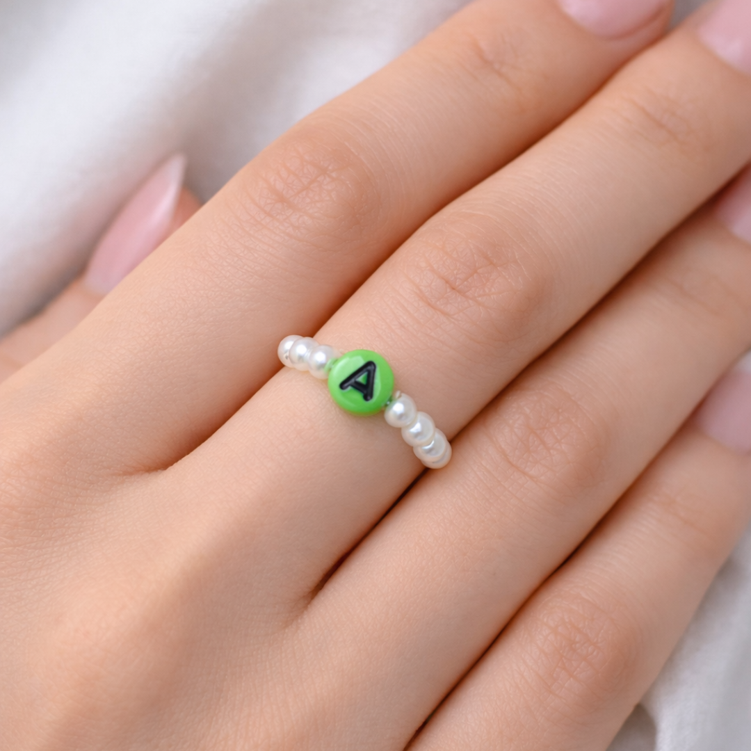 Alphabet "A" Finger Ring