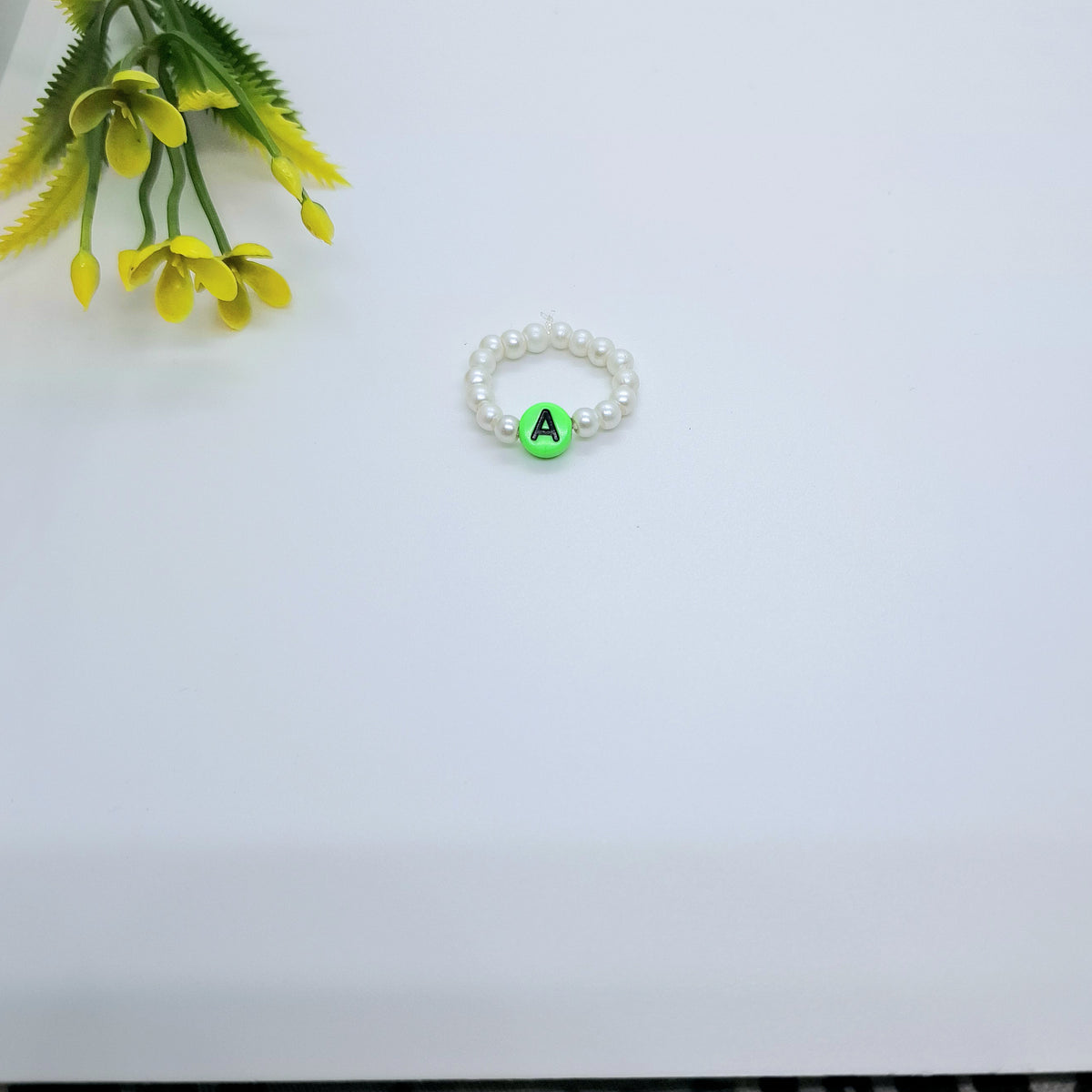 Alphabet "A" Finger Ring