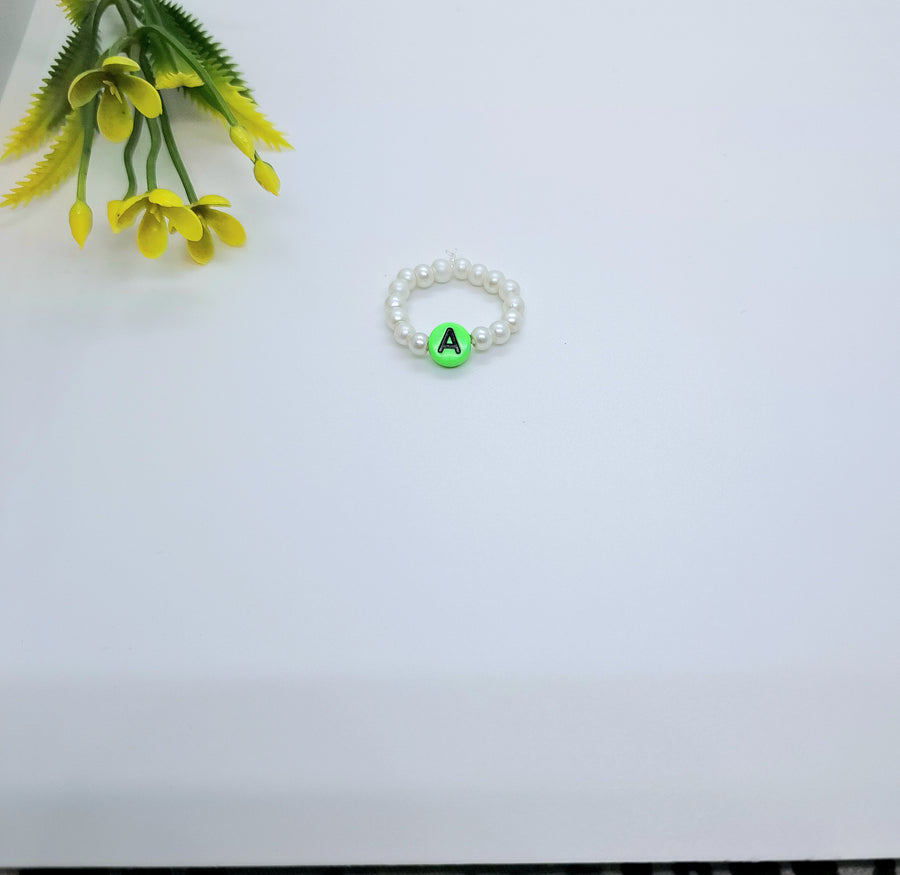Alphabet "A" Finger Ring