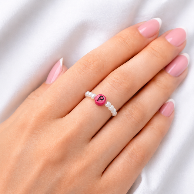 Alphabet "P" Ring