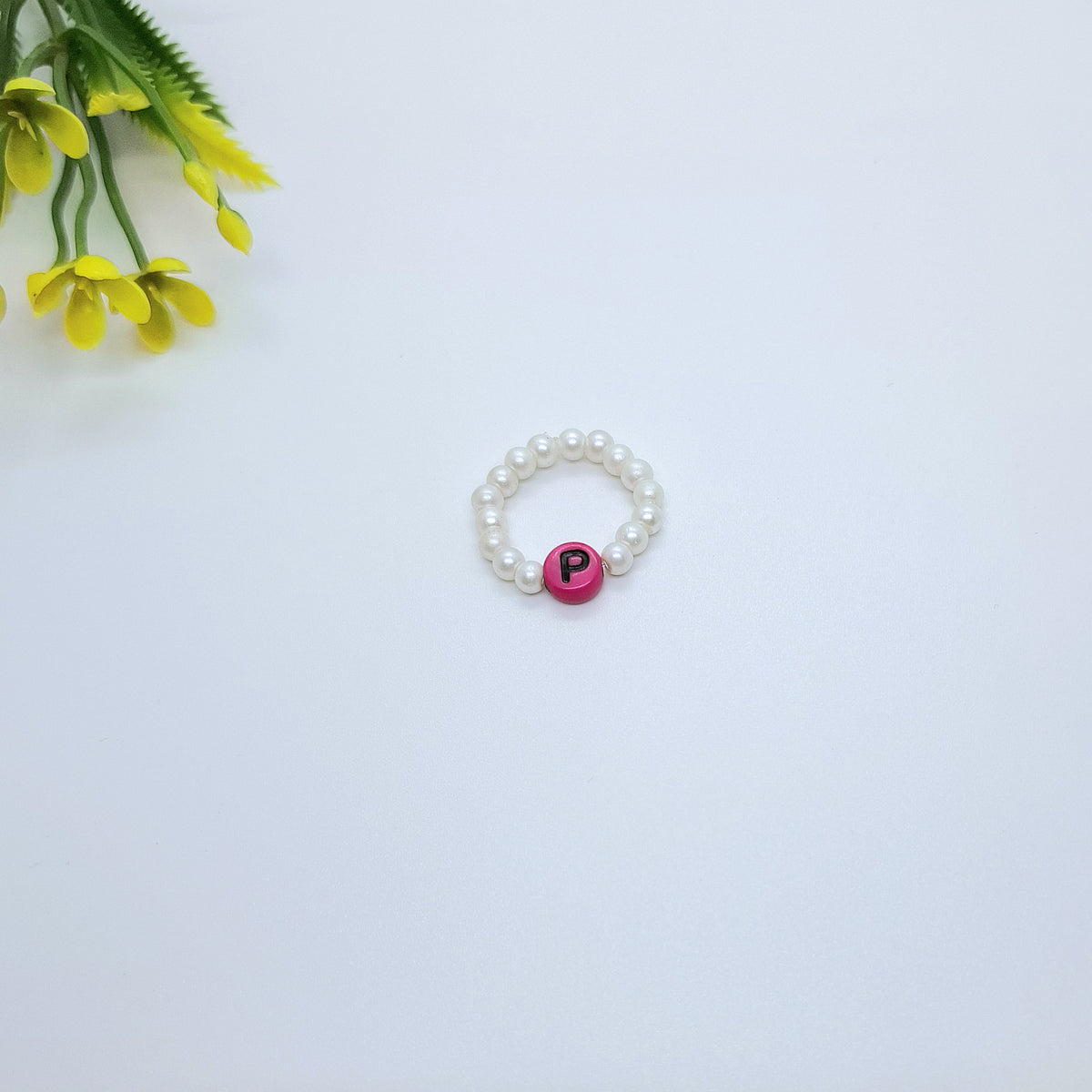 Alphabet "P" Ring