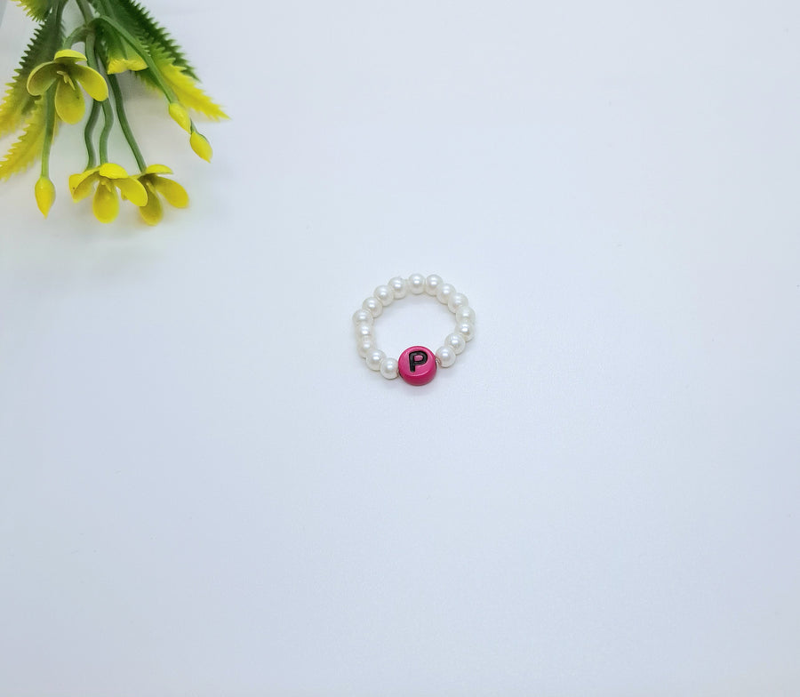 Alphabet "P" Ring