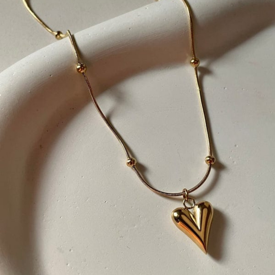 Heart Anti Tarnish Neck Piece