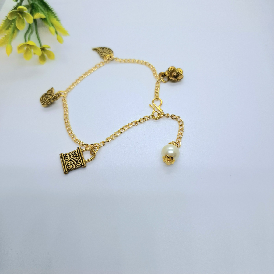 Golden Charm Bracelet
