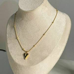 Heart Anti Tarnish Neck Piece