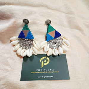 Mirror work earrings